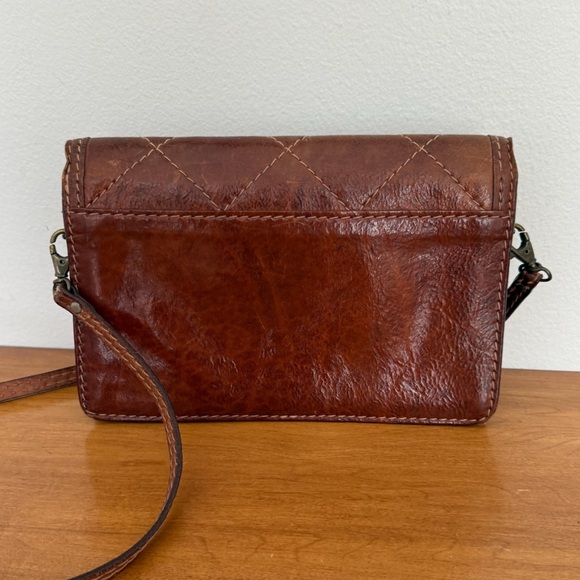 The Bridge Vintage Italian Leather Crossbody Bag Made in Italy - Picture 5 of 11